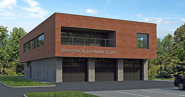 Záchranka bude mít v Odrách novou stanici, do současné se nevejdou větší vozy