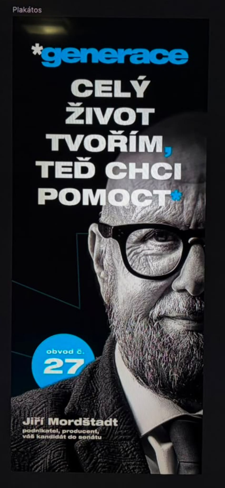 Jiří Morštadt přijal výzvu kandidovat do Senátu: Celý život tvořím, teď chci pomáhat